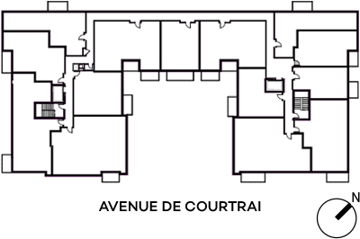 Disposition des condos de l'Étage 5 de Primma Condominiums