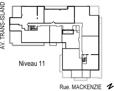 Disposition des condos de l'Étage 11 de Primma Condominiums