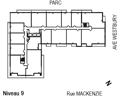 Disposition des condos de l'Étage 9 de Primma Condominiums