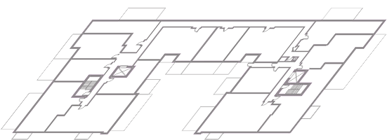 Plan clé de l'étage 4 de Primma Condominiums