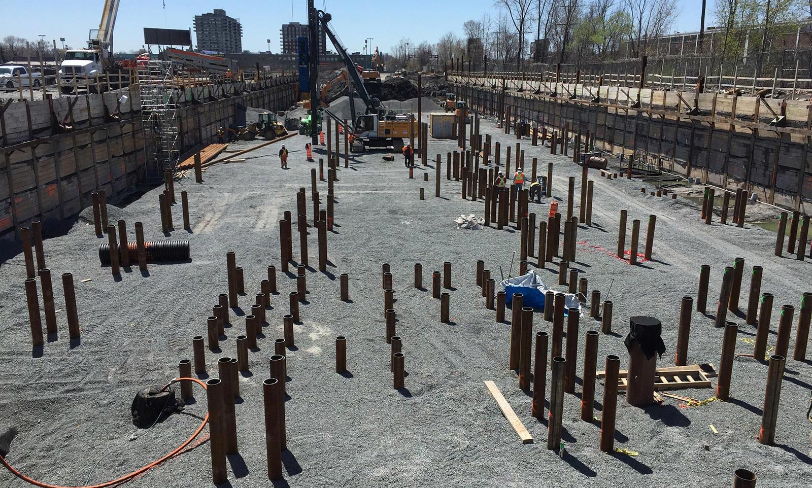 Avancement de la construction - 7 mai 2018