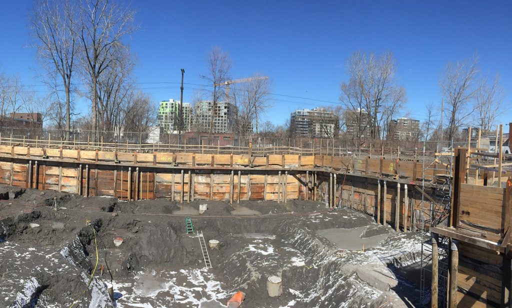 Avancement de la construction - 5 avril 2018