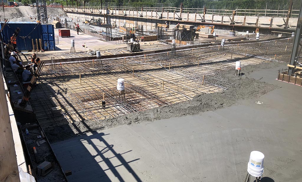 Avancement de la construction - 11 juillet 2018