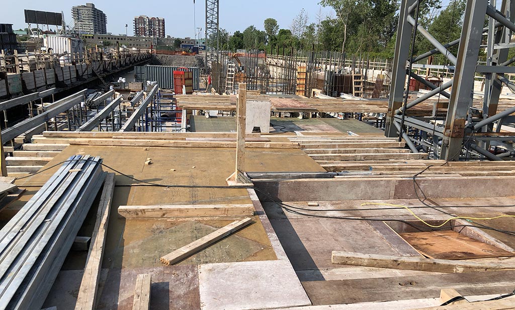 Avancement de la construction - 6 août 2018