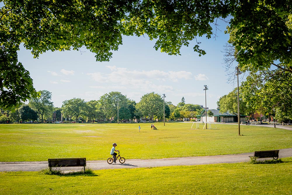 Espaces verts et parcs à proximité de Westbury Montréal