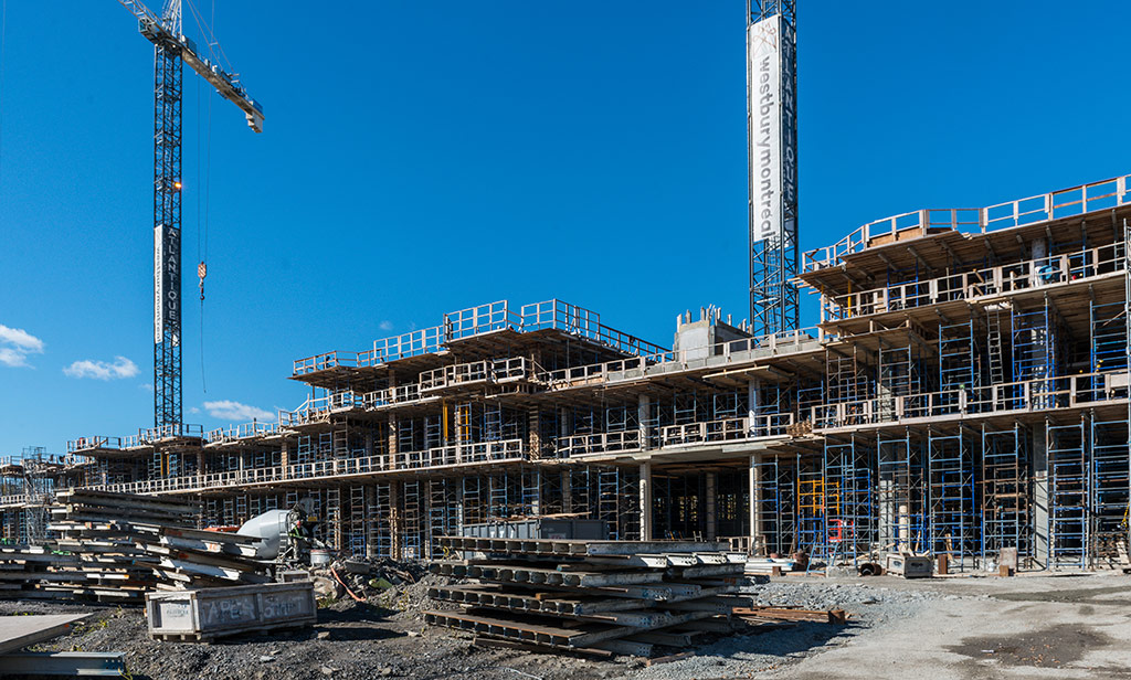 Avancement de la construction, 26 octobre 2018