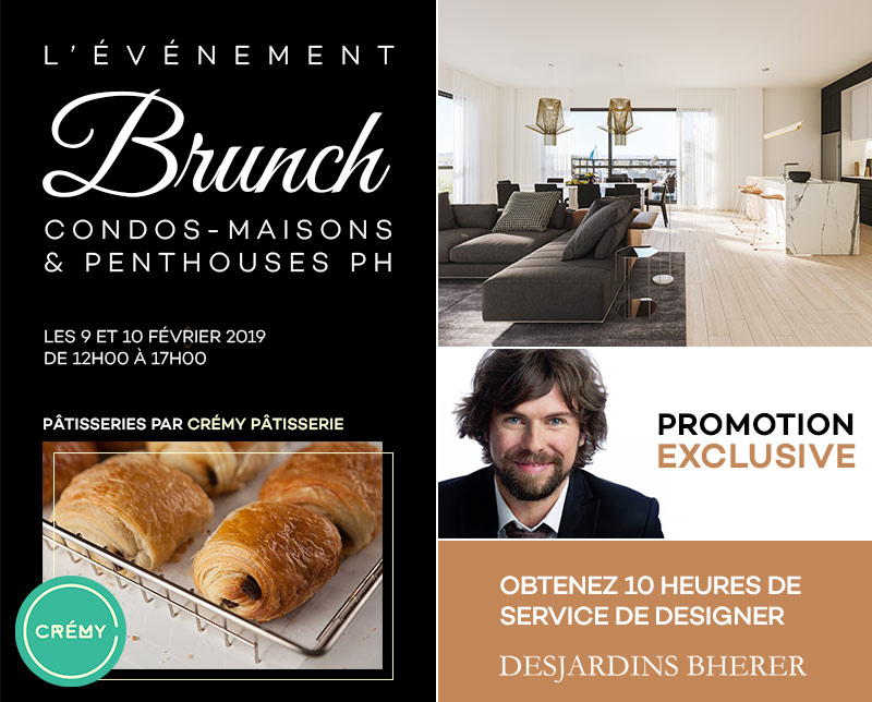 Brunch event Condos-Maisons and Penthouses PH february 9th - 10th, 2019