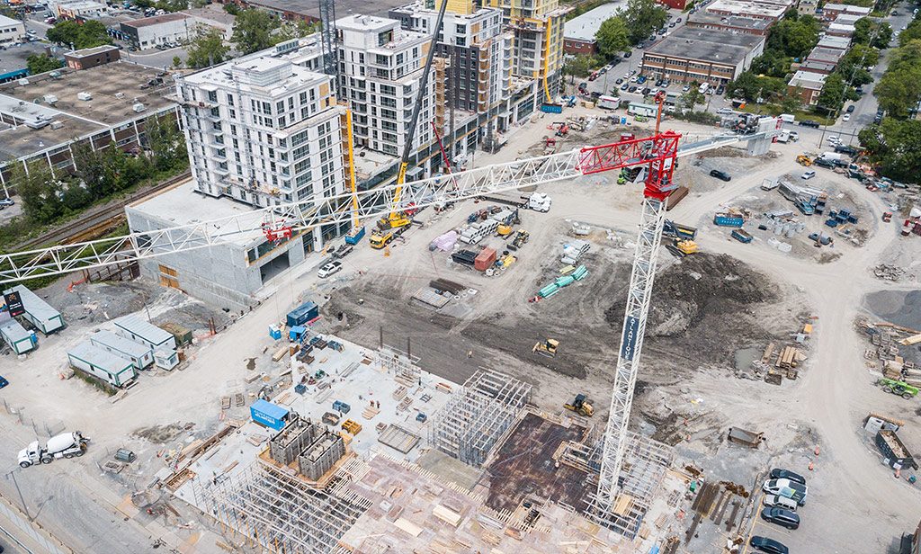 Avancement de la construction en date du 19 juin 2019