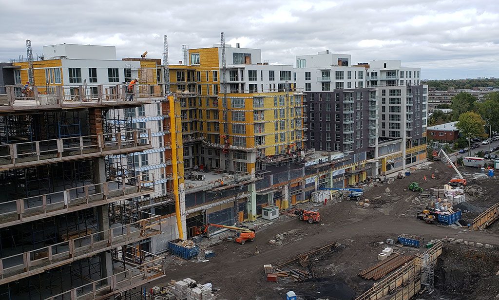 Avancement construction septembre 2019
