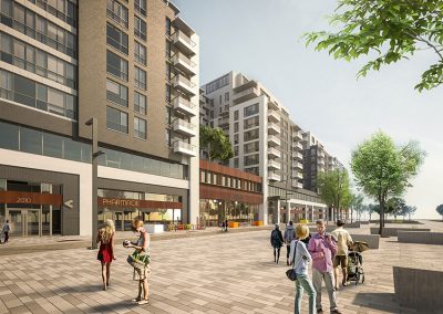 Rue piétonne, Westbury Montréal