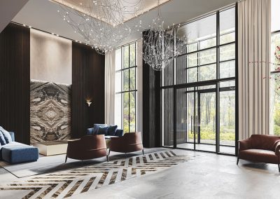 Autre vue du lobby Westbury Montréal Phase 4