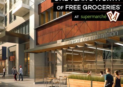 a year’s worth of free groceries at the Westbury Supermarché PA