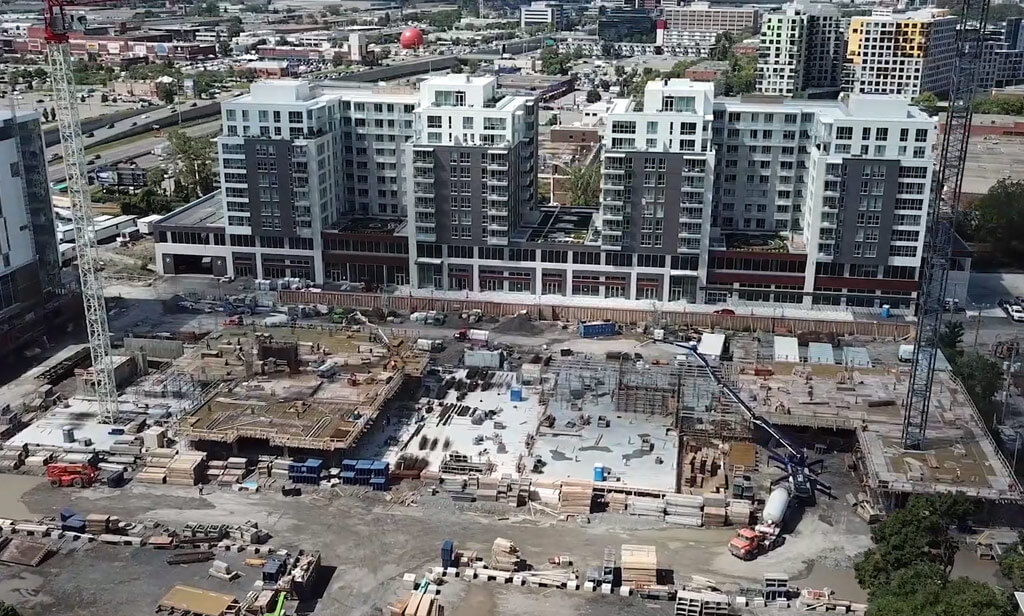 Avancement de la construction, septembre 2020